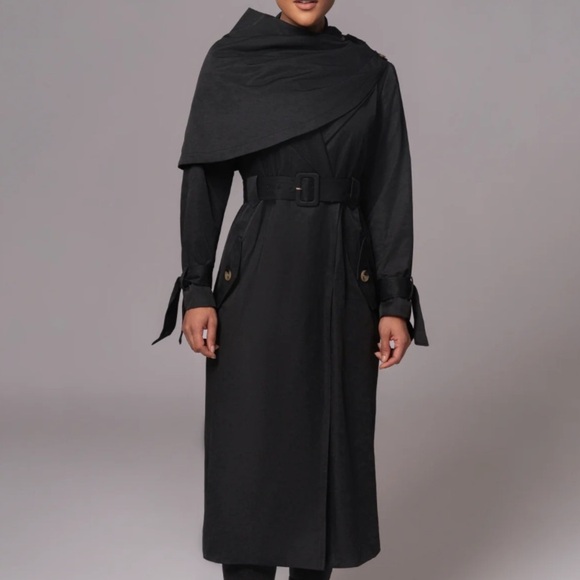 jlux label NWT trench coat women’s small/medium - Picture 1 of 12